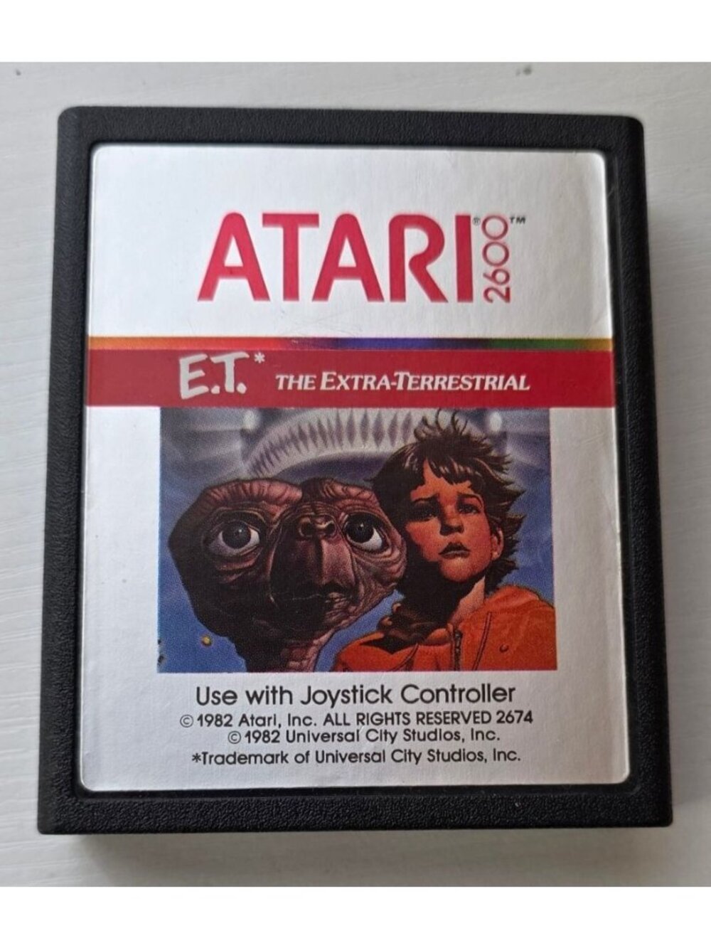Vintage 1982 E.T. The Extra-Terrestrial Video Game for Atari 2600